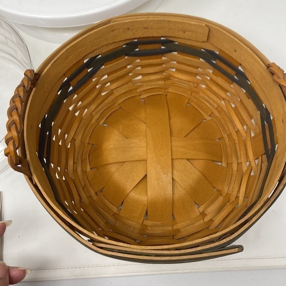 𝅺LONGABERGER Collectors Club 1998 Renewal Basket with liner and protector - Picture 6 of 7